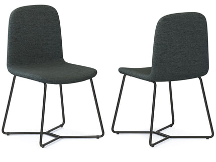 Wilcox - Dining Chair (Set of 2) - Charcoal Gray