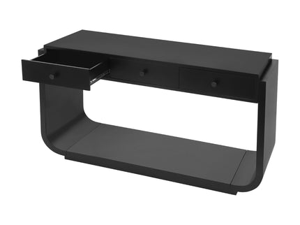 Console Table With 3 Drawers, Display Shelf