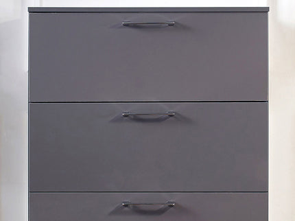 Bliss - Glossy 4 Drawer Jumbo Chest With Extra Deep Storage