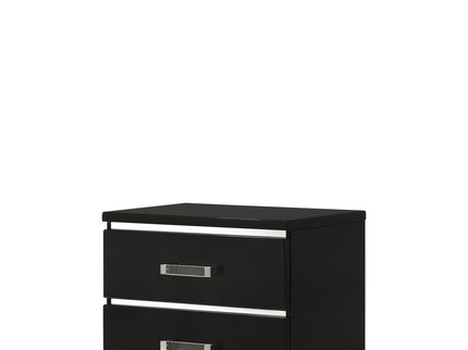 Chelsie - Nightstand - Black