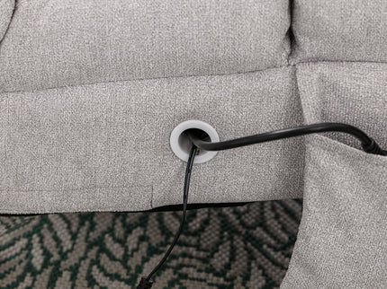 Massage Chaise Lounge Indoor With Remote Control, Ergonomic Electric Massage Lounger