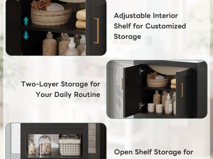 Modern Bathroom Vanity With Elegant Twill Design