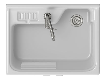 Murphy - Laundry Cabinet & Faucet And Stainless Steel Sink