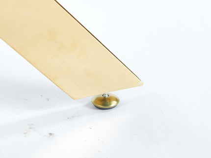 Dining Table With Cross Metal Leg And Tempered Glass, Modern Space Saving Kitchen Table For Living Room Legs, Square Table