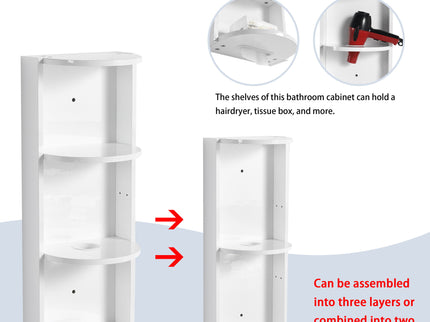 Modern Wall Mounted Bathroom Vanity With Resin Sink And Storage Rack