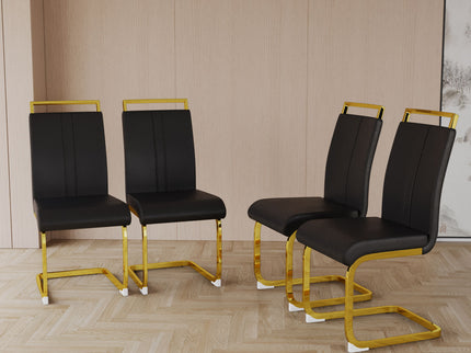Side Dining Room Chair, Padded Seat High Back