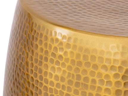 Et-201 - Oval End Table - Gold