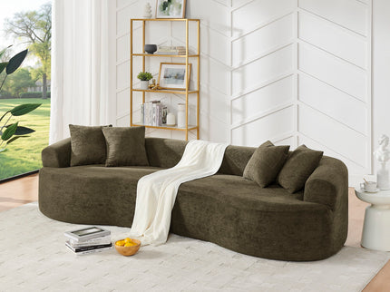 4 Seater Curved Cloud Sectional Sofa