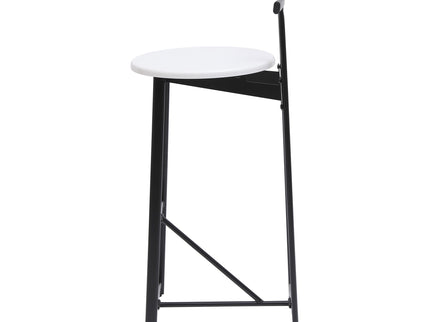 Modern Bar Stools With Backrest For Kitchen (Set of 3)