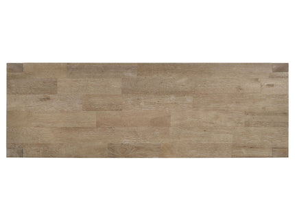 Malvika - Trestle Base Dining Bench - Brown