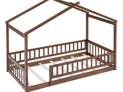 Bed House Bed Frame With Fence