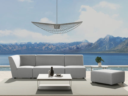 Cleo - Modular Upholstered Deep Seating Patio Corner Chair Axroma Olefin