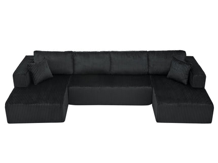U - Shaped Modular Sectional Sofa For Living Room