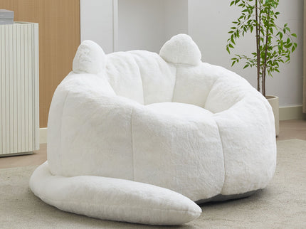 Cat Shaped Bean Bag Sofa With Long Tail