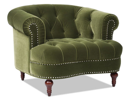 La Rosa - Victorian Tufted Upholstered Accent Chair