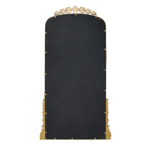 Lavish - Full Length Mirror, AntiqueMetal Floor Mirror For Living Room, Bedroom - Gold
