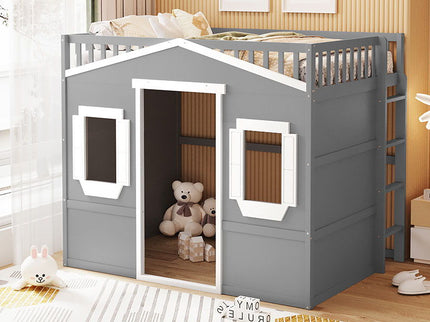 Elegant House Loft Bed With Ladder