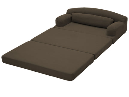 2 Seater Sofa Bed, Compact Foldable Floor Couch
