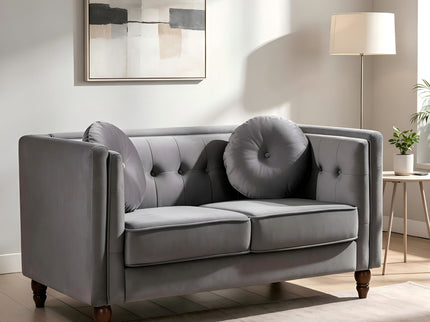 Chesterfield Loveseat 2 Seater Couch For Living Room