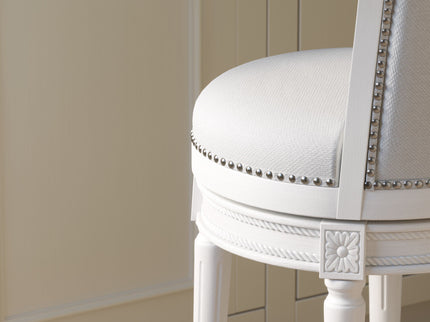 Swivel Barstool With High-Back