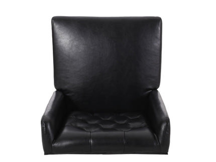 Sophisticated Tufted Dining Chair With High Back Design