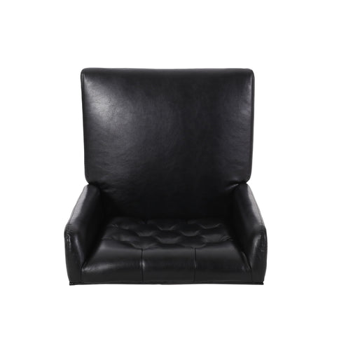 Sophisticated Tufted Dining Chair With High Back Design