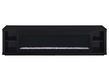 Joselyn - Fireplace TV Stand With Flame Visualizer - Black