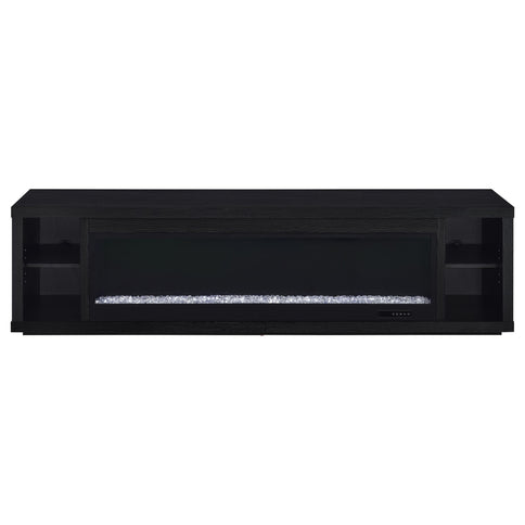 Joselyn - Fireplace TV Stand With Flame Visualizer - Black