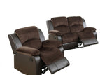 Dark Brown / 2 Pc. Loveseat, Chair