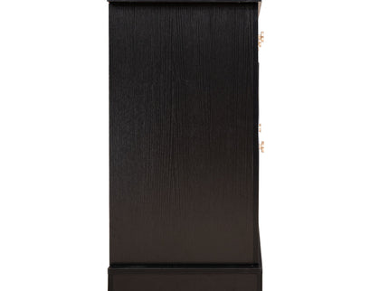 Sideboard Cabinet With 4 Drawers And 4 Arched Glass Doors