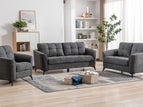 Dark Gray / 3 Pc. Sofa, Loveseat, Chair