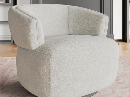 Swivel Barrel Accent Oversized Club Chair