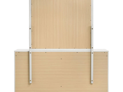 Malcolm - 6 Drawer Dresser With Mirror - White