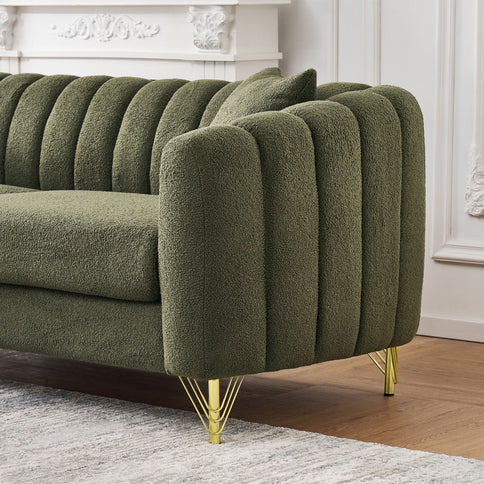 Tufted Oversized Sofa For Living Spaces