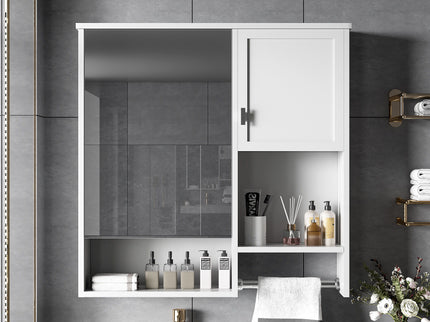 Modern Wall Mounted Bathroom Medicine Cabinet, Bathroom Wall Storage Cabinet With Mirror