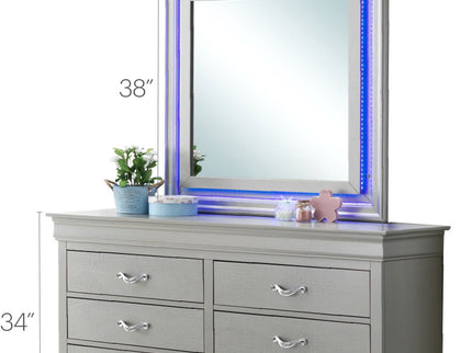 Lorana - Elegant Transitional LED Mirror
