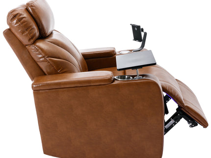 Power Motion Recliner Electric Power Recliner With USB Charging Port, Hidden Arm Storage, Convenient Cup Holder And tooth Speaker