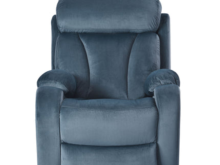 Power Lift Chair Recliner With Remote Control, Electric Reclining Sofa, Fabric Power Recliner For Living Room - Navy Blue