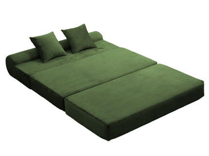 Convertible Sofa Bed, 2 Seater Fold Out Floor Couch