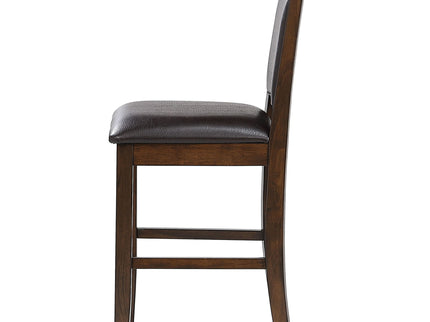 Dewey - Upholstered Counter Chair (Set of 2) - Walnut