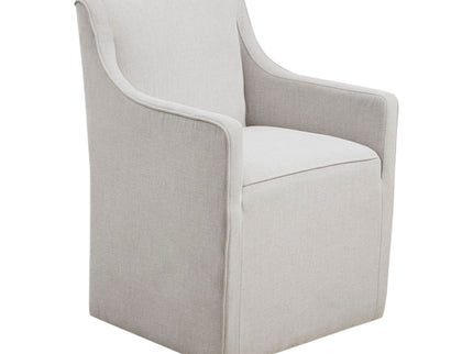 Traditional Skirted Dining Arm Chair