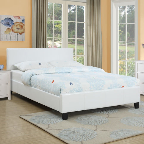 Upholstered Bed With Adjustable Headboard
