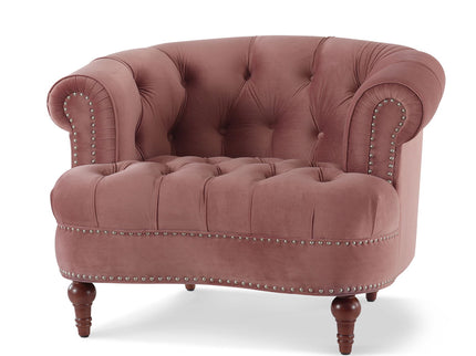La Rosa - Victorian Tufted Upholstered Accent Chair