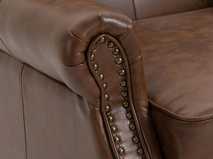 Modern Accent Armchair With Sturdy Wood Legs