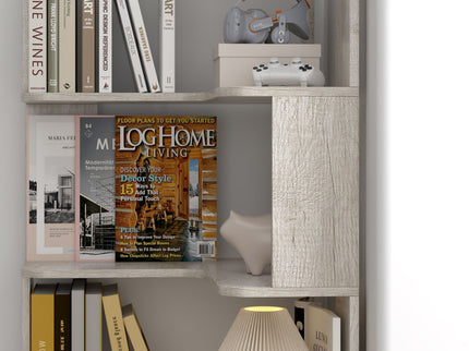 L-Shaped Corner Bookshelf