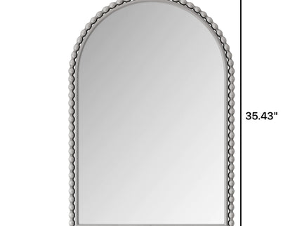 Vintage Iron Art Arch Mirror, Wall Hanging Or Table Display