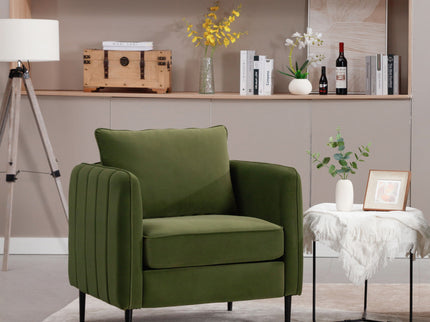 Accent Chair With Pillow For Living Room