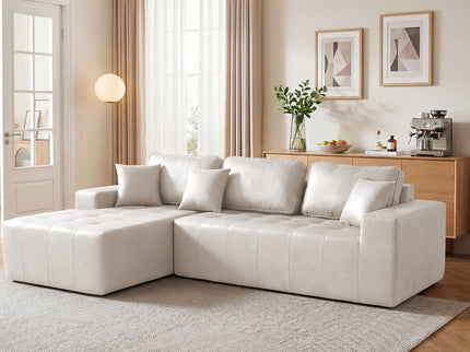 L - Shaped Corner Chaise Sofa Bed
