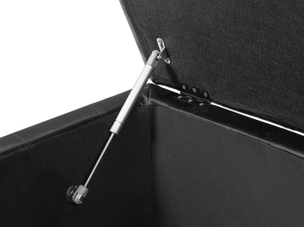 Square Tufted Indoor Ottoman With Lift-Top Storage