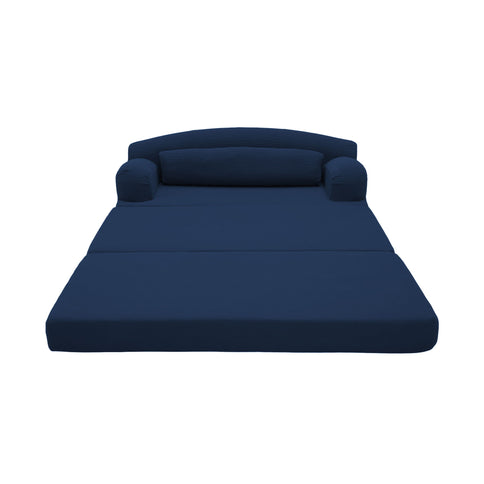 2 Seater Sofa Bed, Compact Foldable Floor Couch